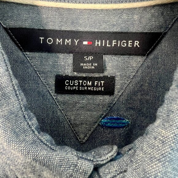 Tommy Hilfiger Chambray Surfboard Shirt Size S - Picture 6 of 13
